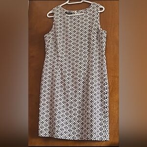 2 for $25 - Mario Serrani - Women’s Size Large Black & White Dress